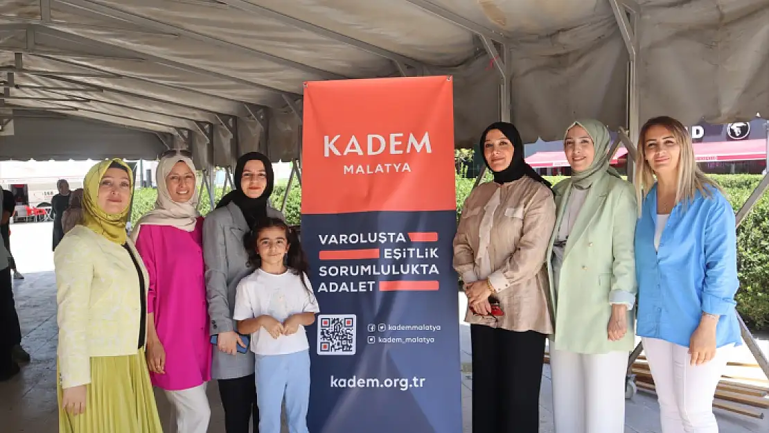 KADEM Malatya Temsilciliği, Gazze'ye destek için hayır çarşısı kurdu