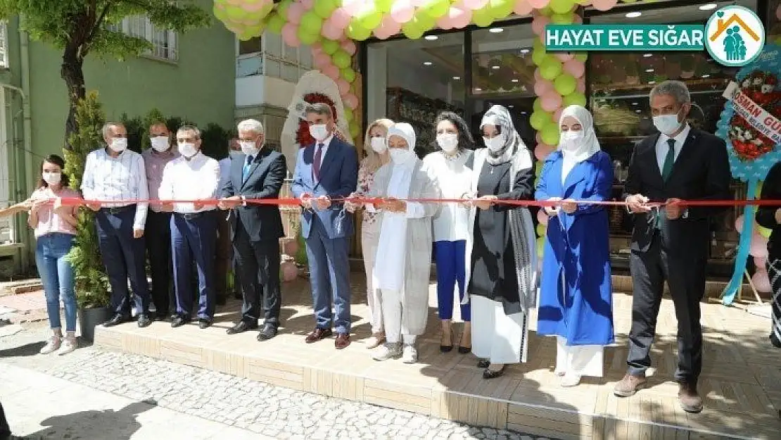 Kadın kooperatifinin eğitim ve üretim merkezi törenle hizmete açıldı