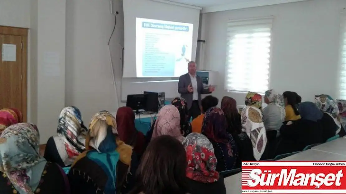 Kadın ve Gençlik Merkezi kursiyerlerine yönelik seminerler devam ediyor