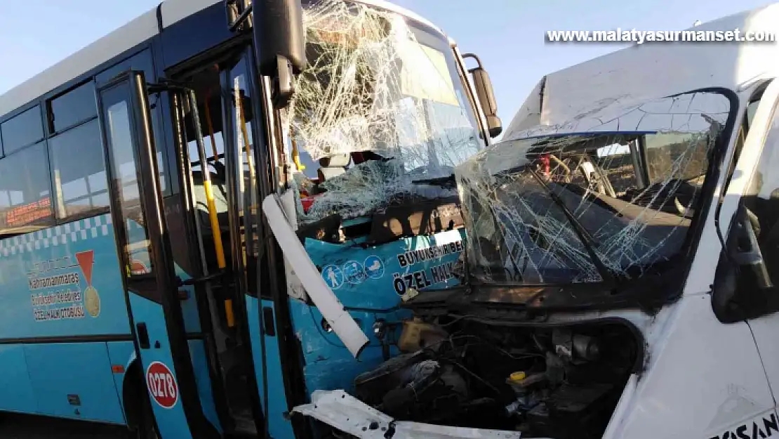 Halk otobüsü ile minibüs çarpıştı: 1 ölü, 4 yaralı