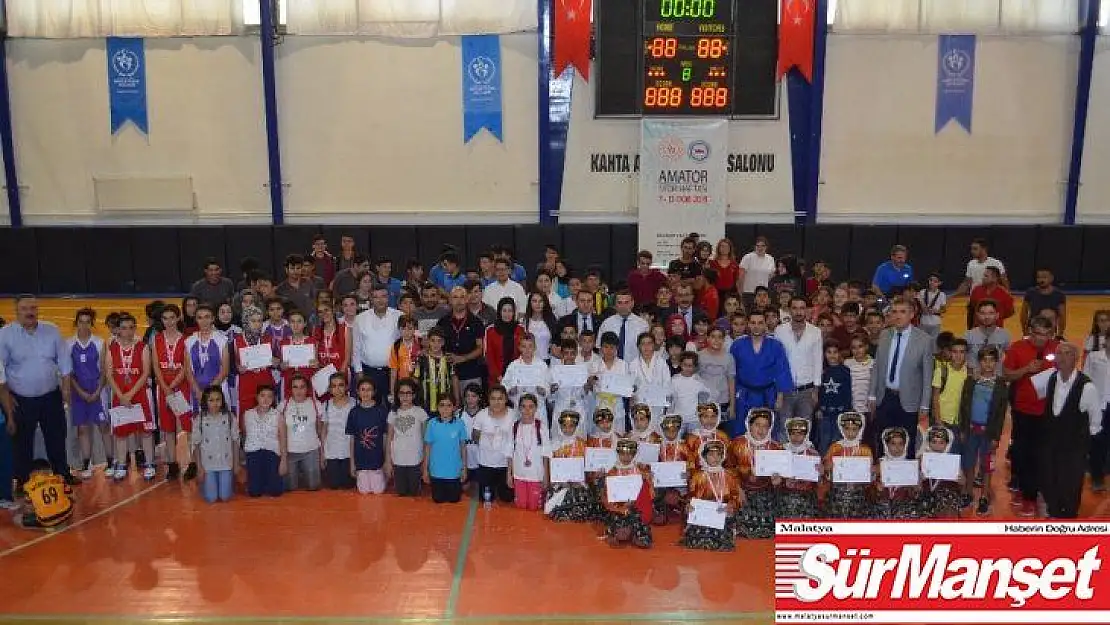 Kahta'da Amatör Spor Haftası, coşkulu başladı