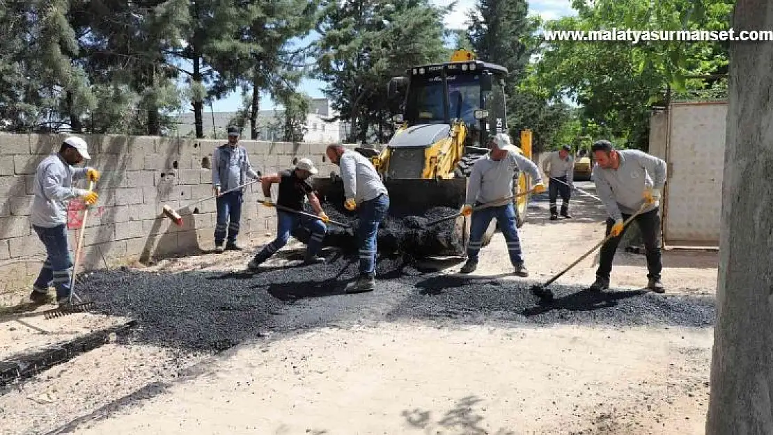 Kahta'da asfalt çalışmalarına hız verildi