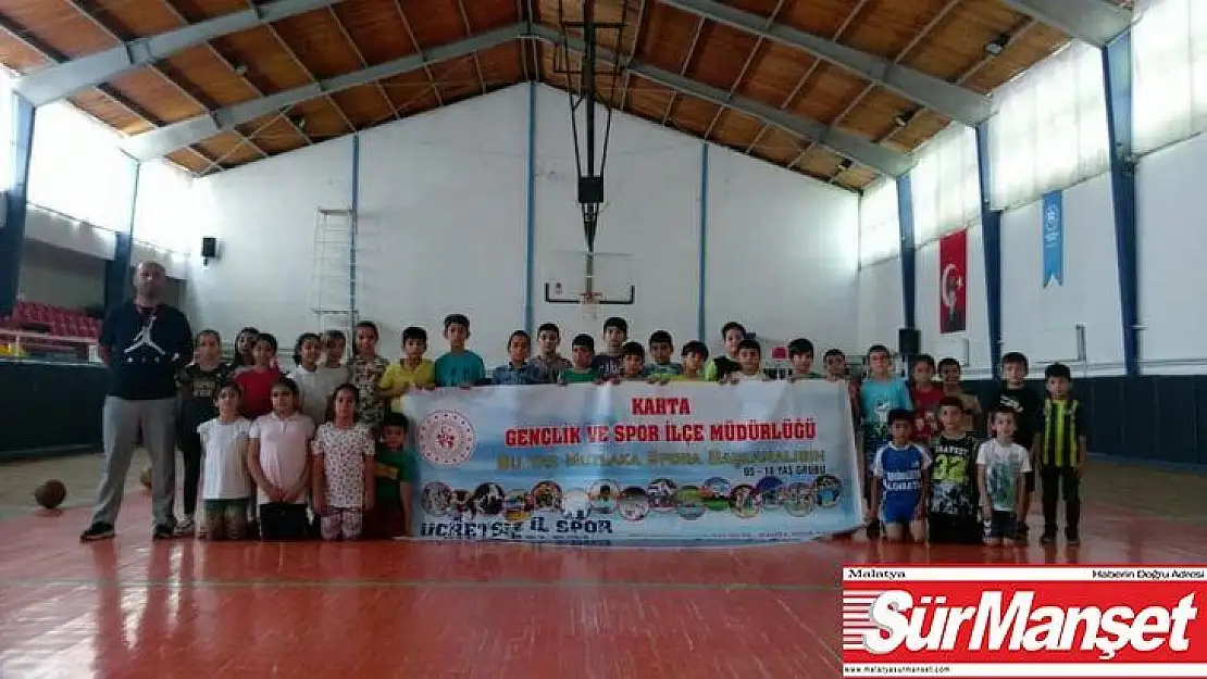 Kahta'da yaz spor okulları sona erdi