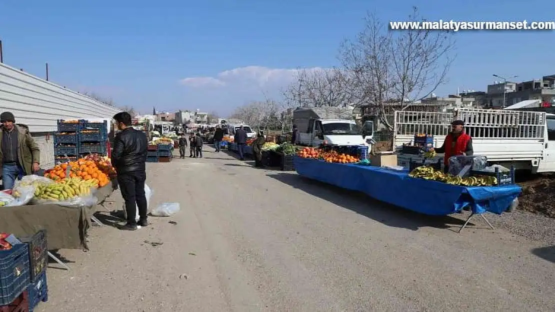 Kahta'da yeni bir semt pazarı daha kuruldu