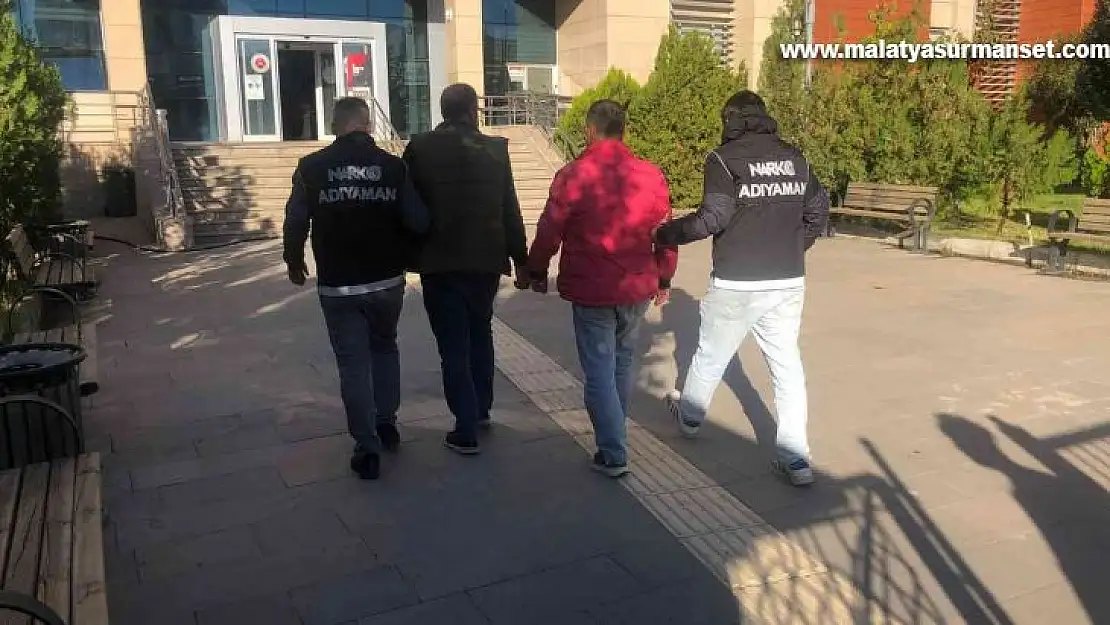 Kahta'daki uyuşturucu operasyonunda gözaltına alınan 3 kişi tutuklandı