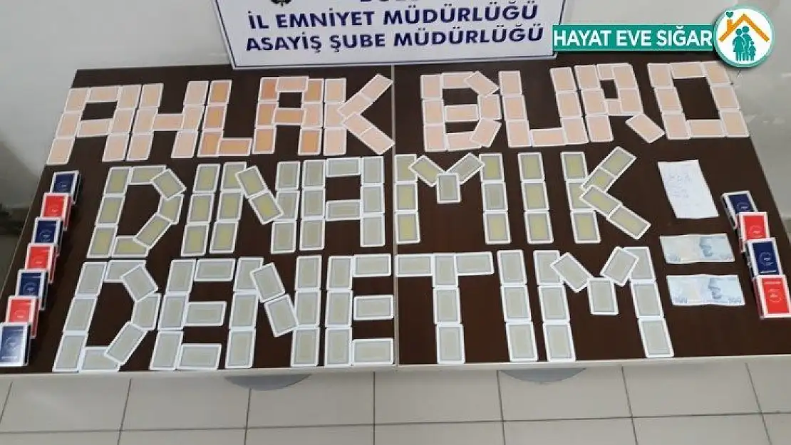 Kahvehaneye kumar baskınında 15 kişiye 31 bin 500 lira ceza