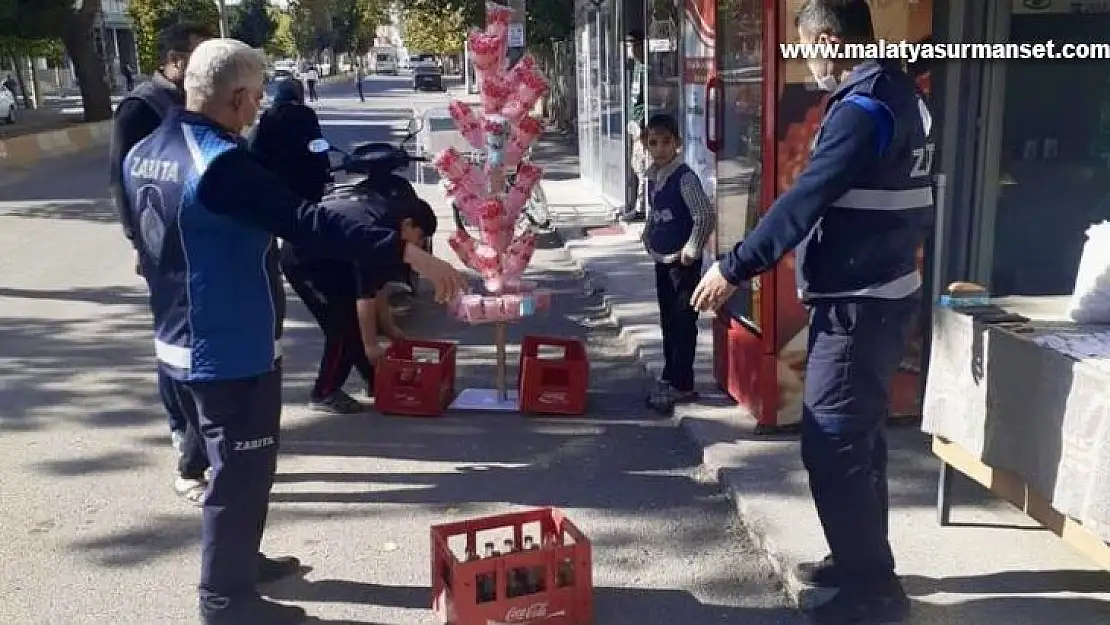 Kaldırım işgallerine denetim