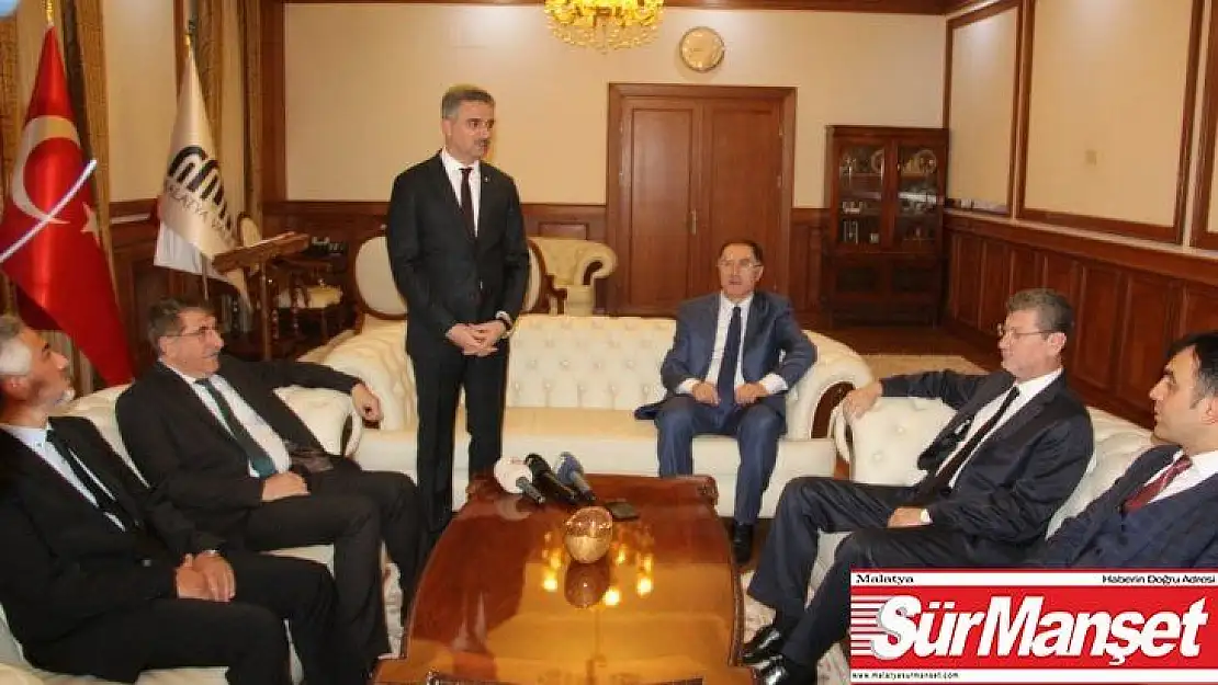 Kamu Başdenetçisi Şeref Malkoç  Vali Baruş'u ziyaret etti