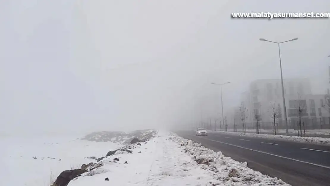 Kar yağışı sonrası sis Diyarbakır'ı esir aldı, uçak seferleri iptal oldu