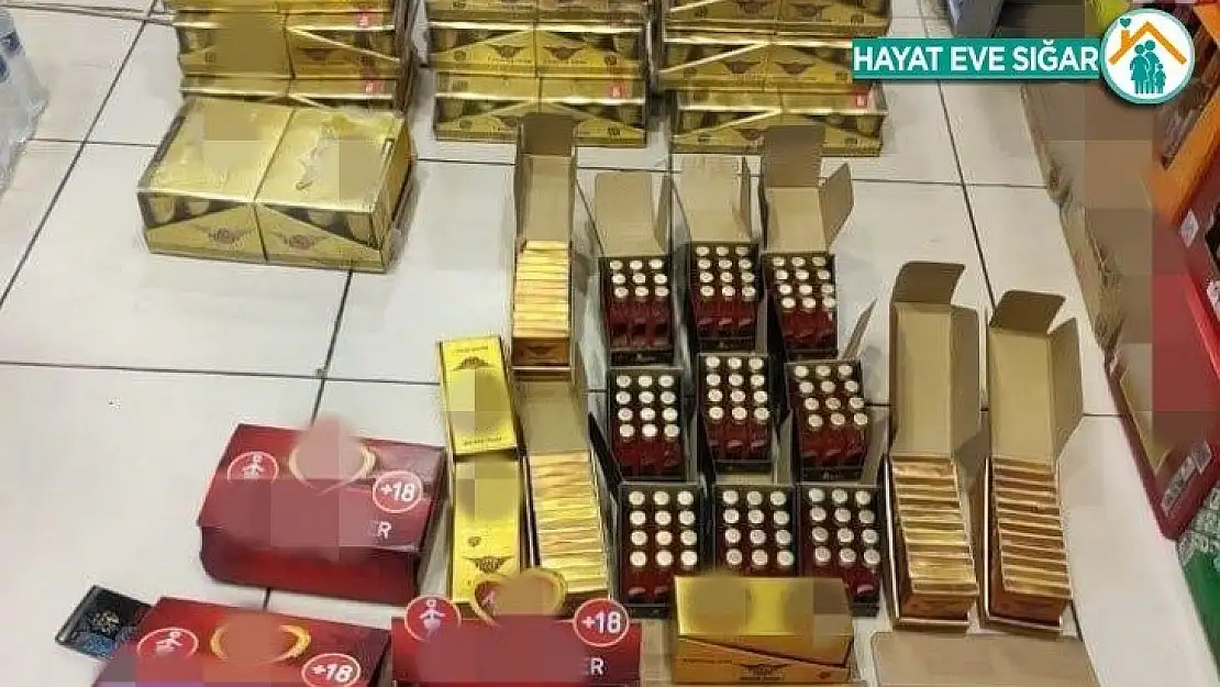 Kara listede bulunan çikolata ve içecekler ele geçirildi