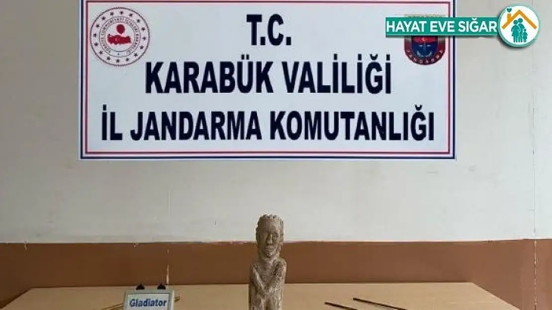 Karabük'te tarihi eser kaçakçılığı: 1 gözaltı