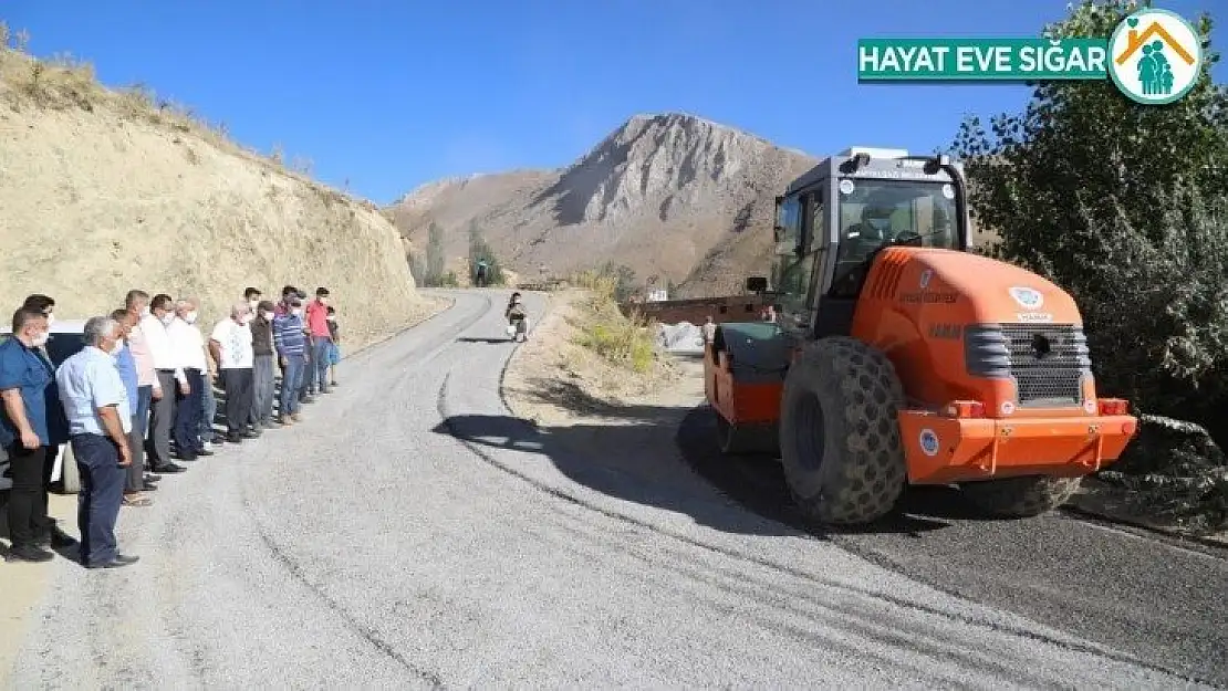 Karagöz Mahallesi uzun yıllar sonra asfalta kavuştu