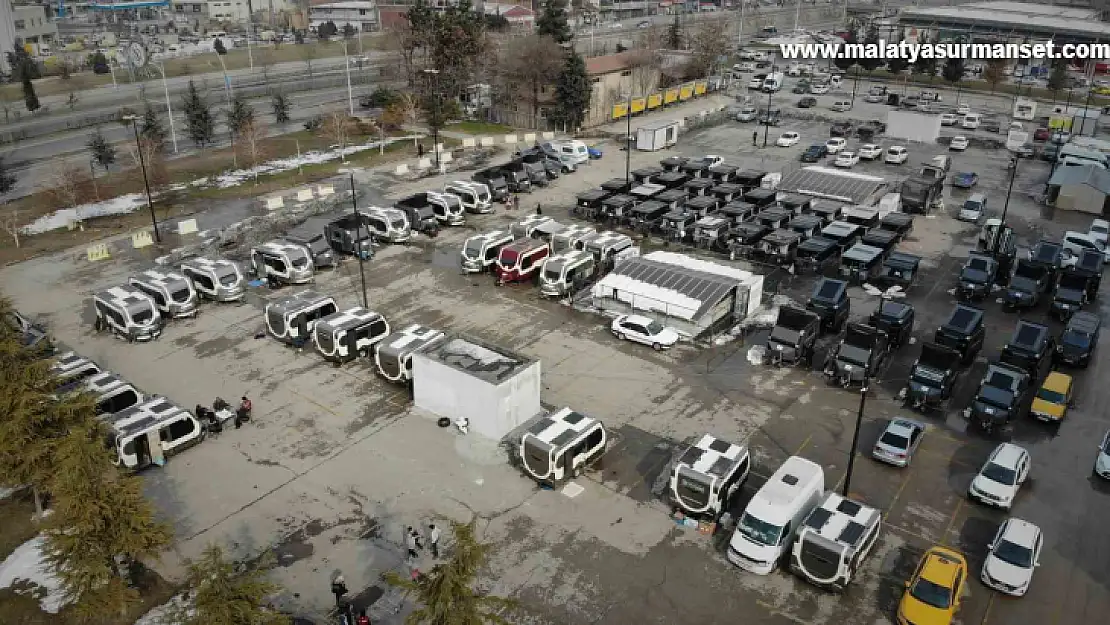 Karavanlar deprem bölgesi Malatya'da afetzedelere tahsis edildi