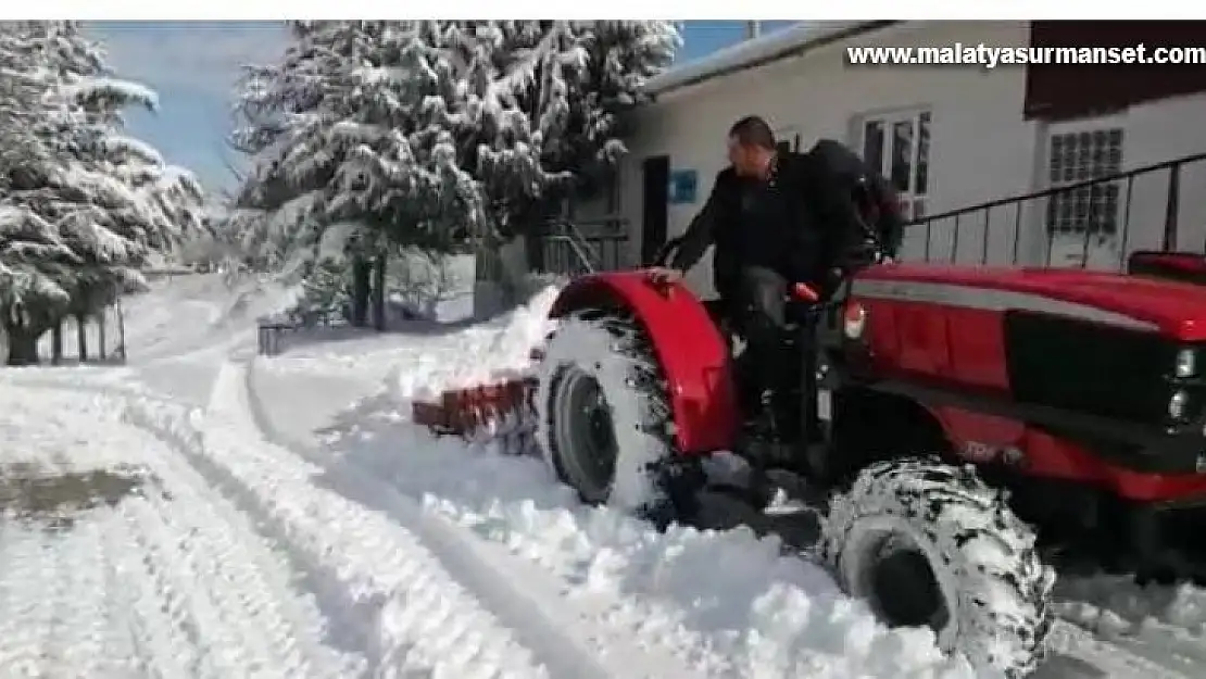 Kardan kapanan yollar için kolları sıvadılar