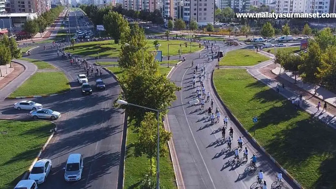 Kayapınar'da pedallar kalp sağlığı için atıldı