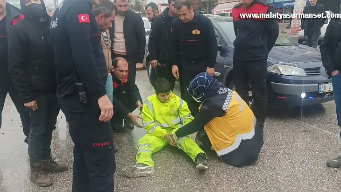 Kayganlaşan yol kazaya neden oldu: 1 yaralı