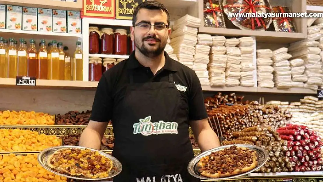 Kayısıdan pizza yaptı