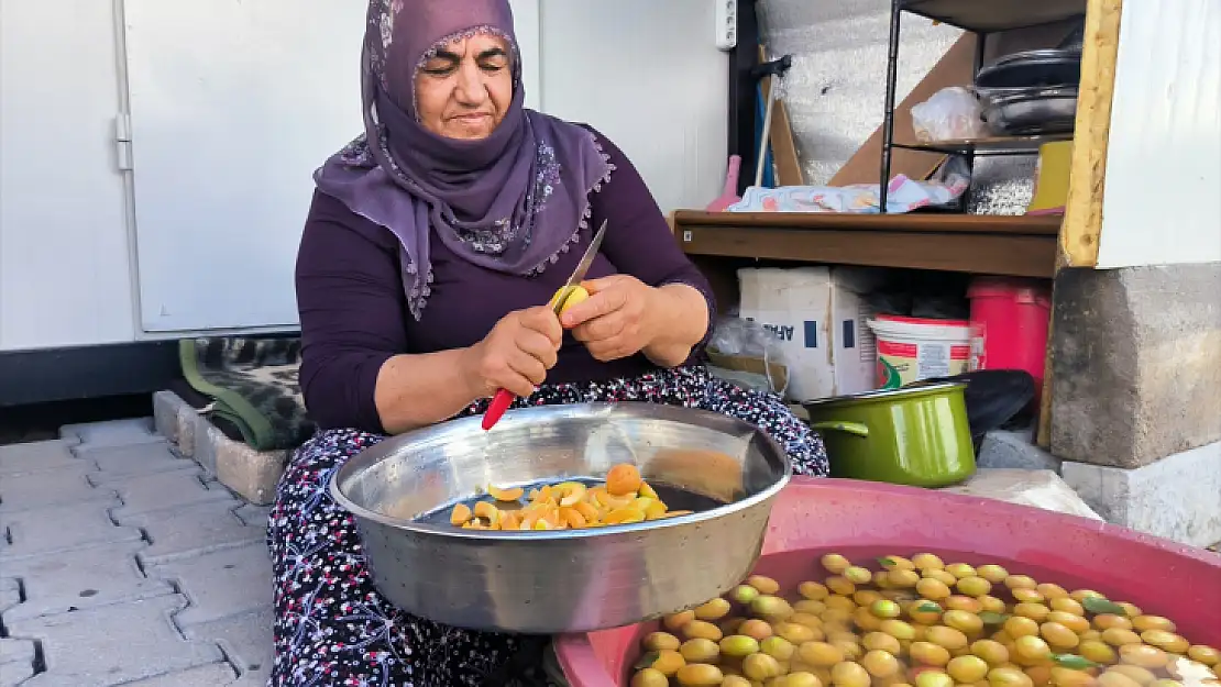 Kayısıyı Reçele Dönüştürüyor