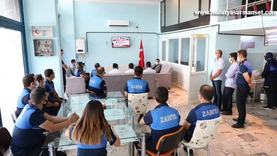 Kaymakam Beşikçi'den zabıtaya kutlama