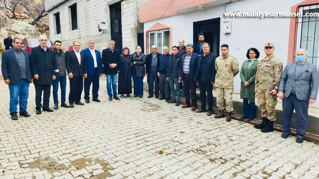 Kaymakam Demir, Şehit Enes Sarıaslan'ın ailesiyle bir araya geldi