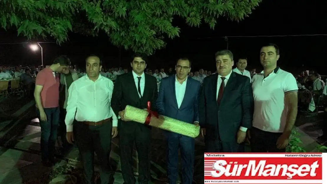 Kaymakam Kaya'ya veda yemeği