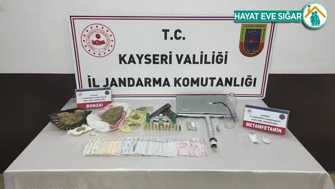 Kayseri'de uyuşturucu operasyonu: 2 gözaltı