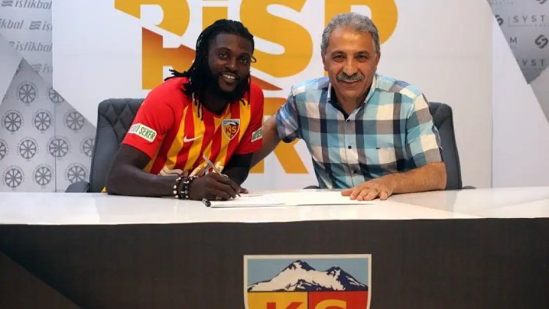 Kayserispor Adebayor ile yolları ayırdı