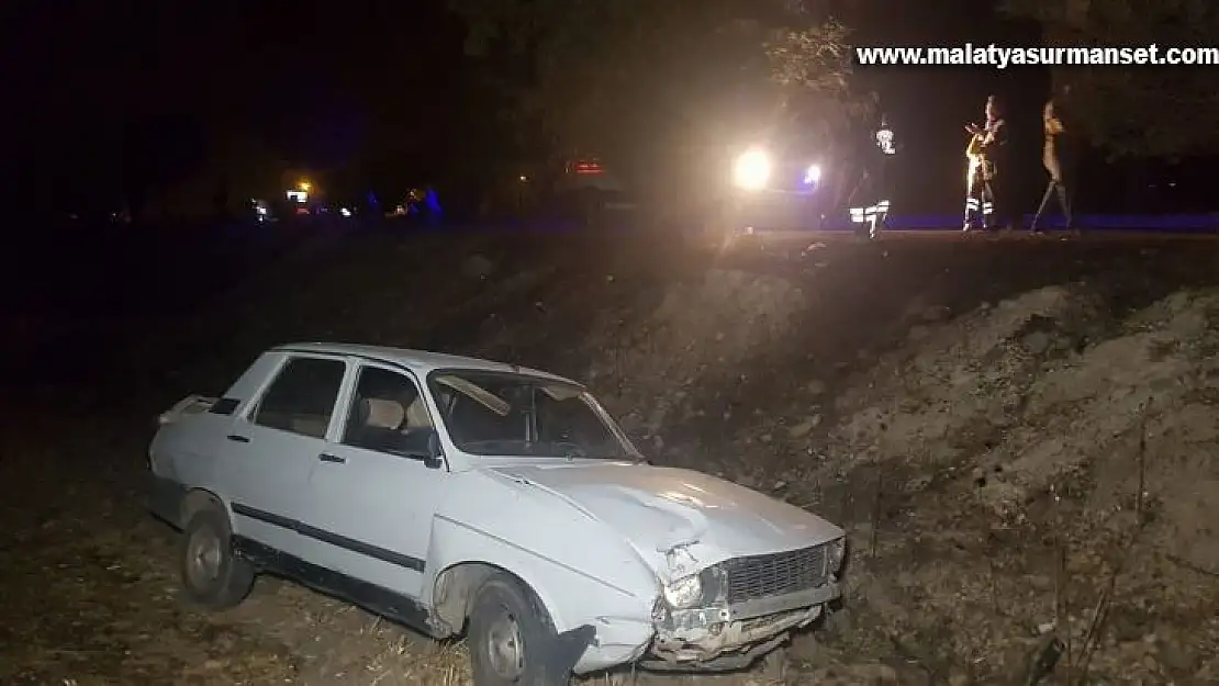 Kaza yapan alkollü sürücü aracını bırakıp kaçtı