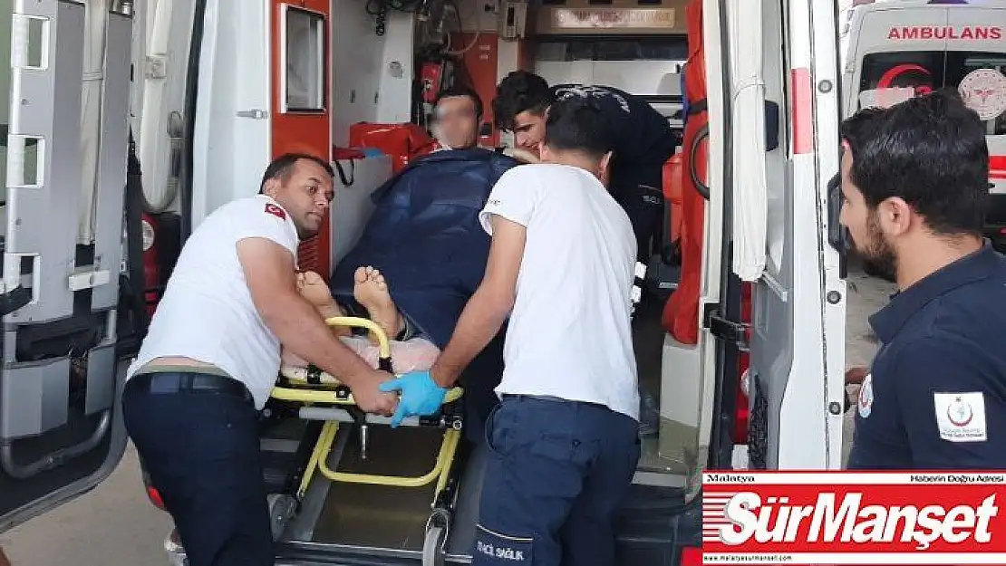 Kazara kendini vuran şahıs yaralandı