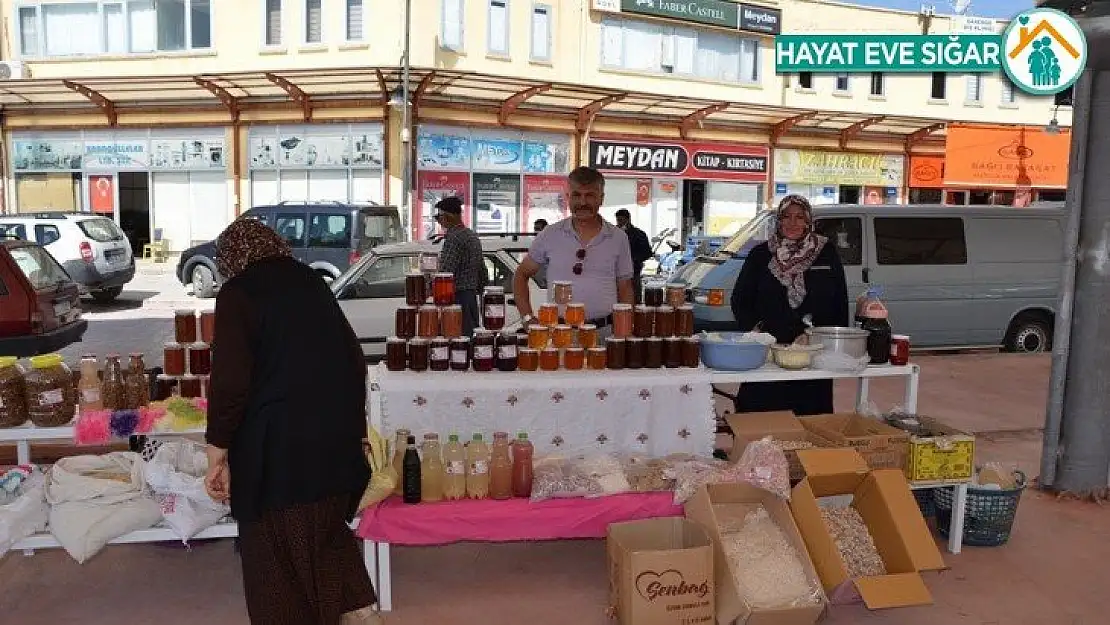 Kendisi için yaptığı ürünleri il dışına da satmaya başladı