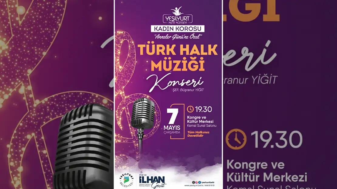 Kent Konseyi Kadın Korosunun 'Anneler Günü' Konseri 7 Mayıs