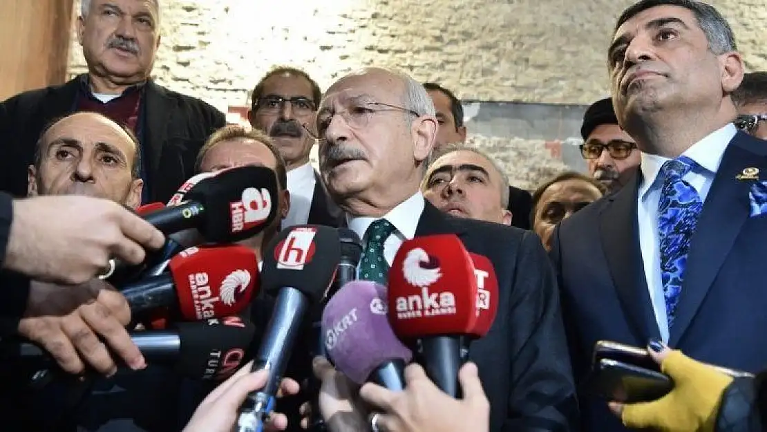 Kılıçdaroğlu, Bu felaketi, acıyı paylaşmak için yüreğimiz gönlümüz bir