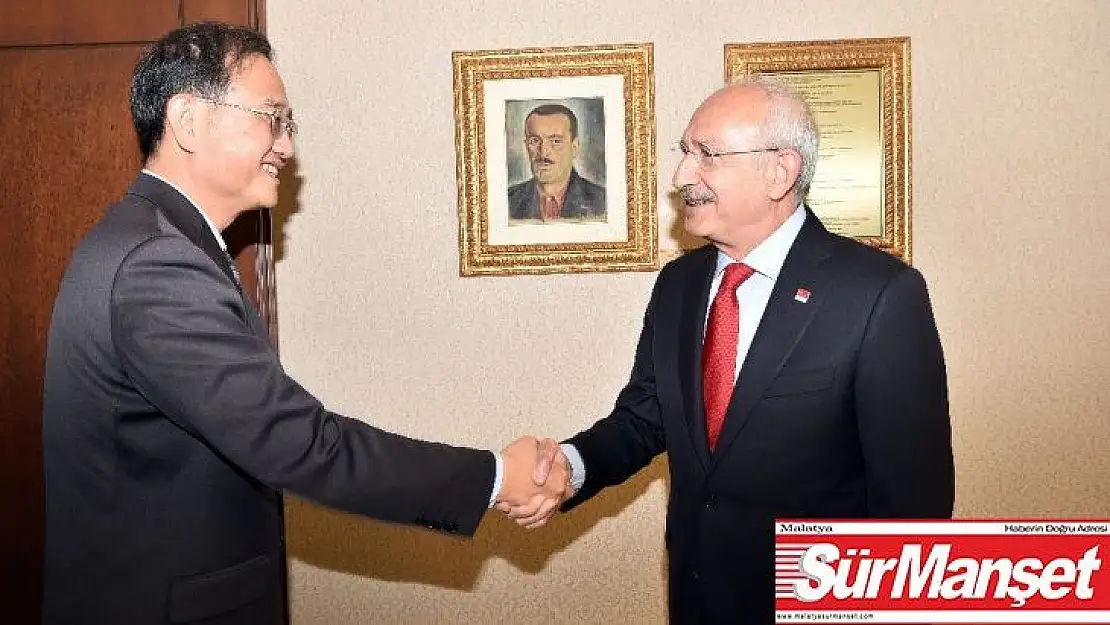 Kılıçdaroğlu, Çin Büyükelçisini kabul etti