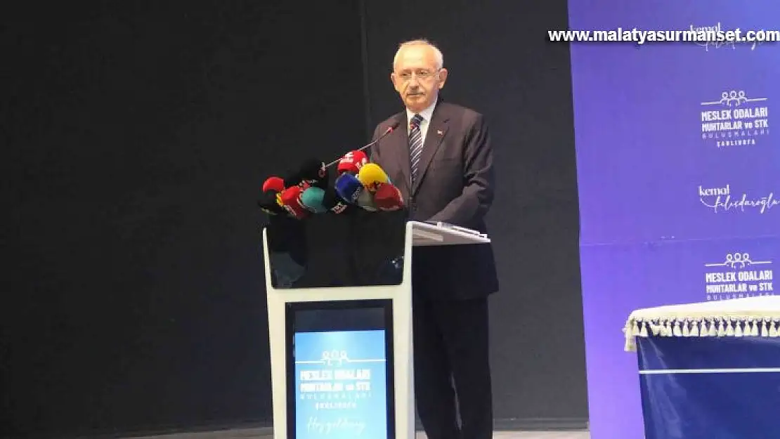 Kılıçdaroğlu, STK temsilcileri, muhtarlar ve meslek odaları temsilcileriyle bir araya geldi