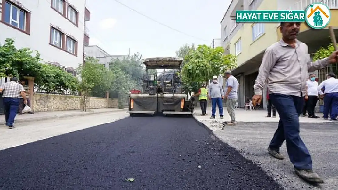 Kılınç, asfaltlama çalışmalarını inceledi