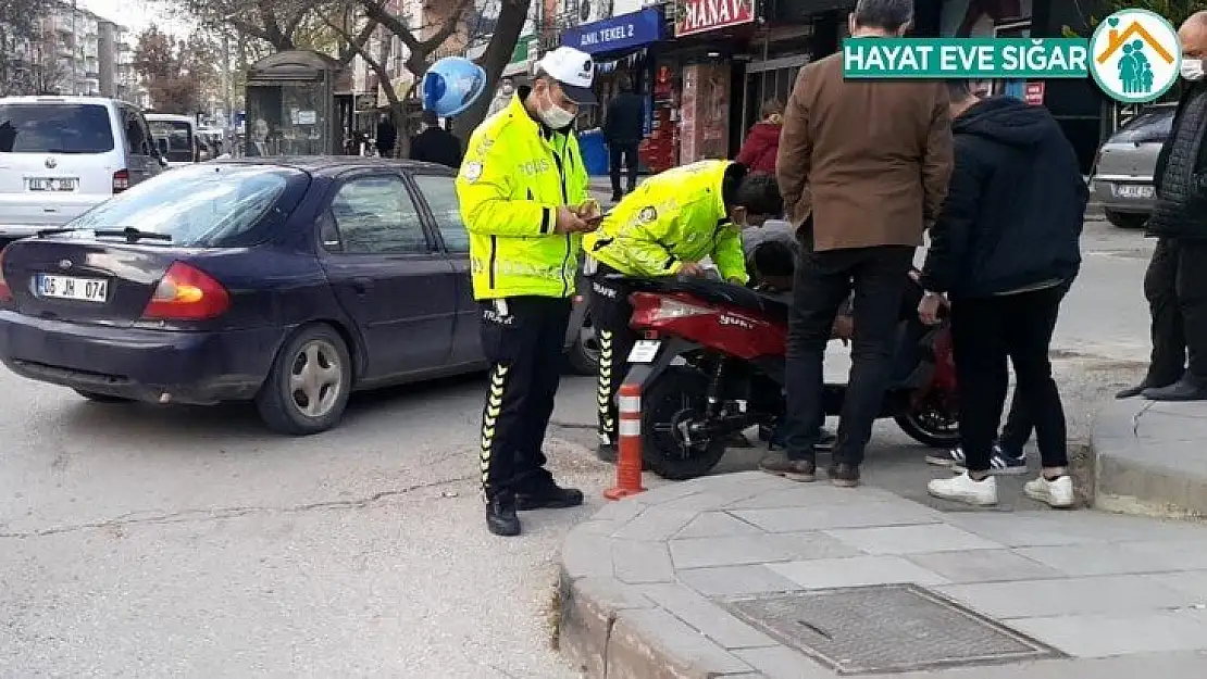 Kırıkkale'de motosiklet kazası: 1 yaralı