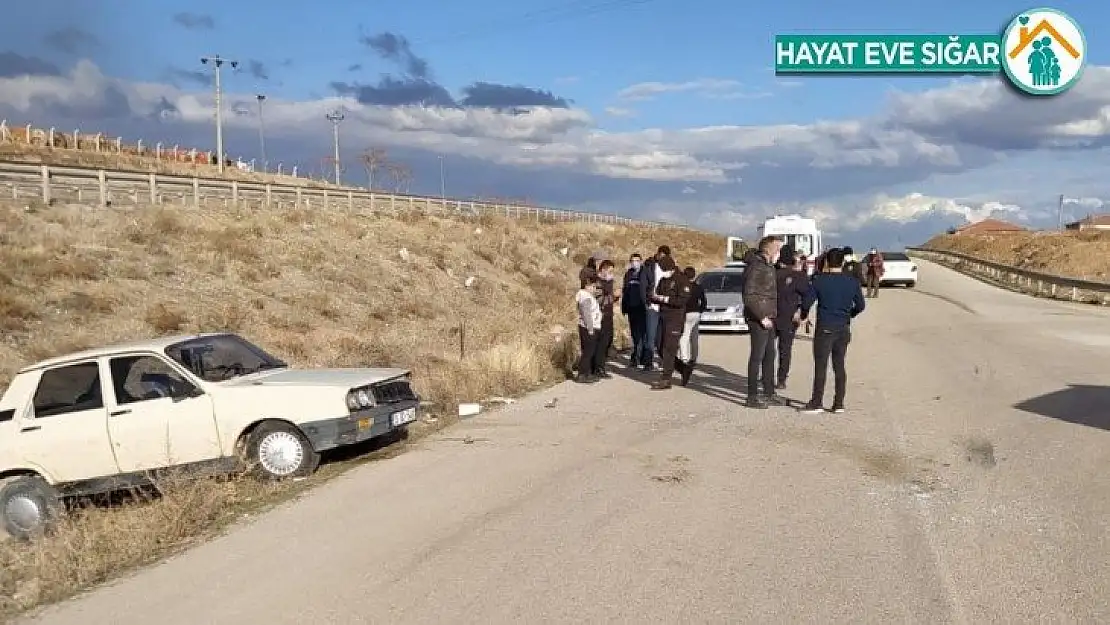 Kırıkkale'de trafik kazası, 2 yaralı