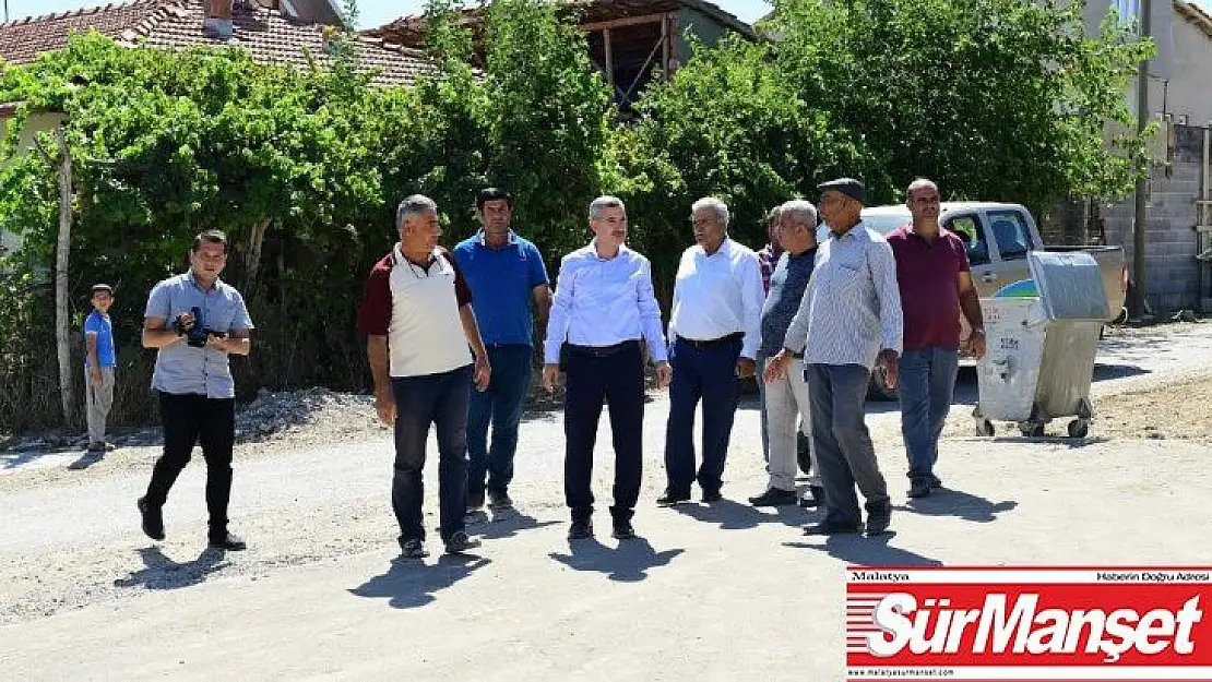 Kırkpınar mahallesinde sathi kaplama çalışması tamamladı