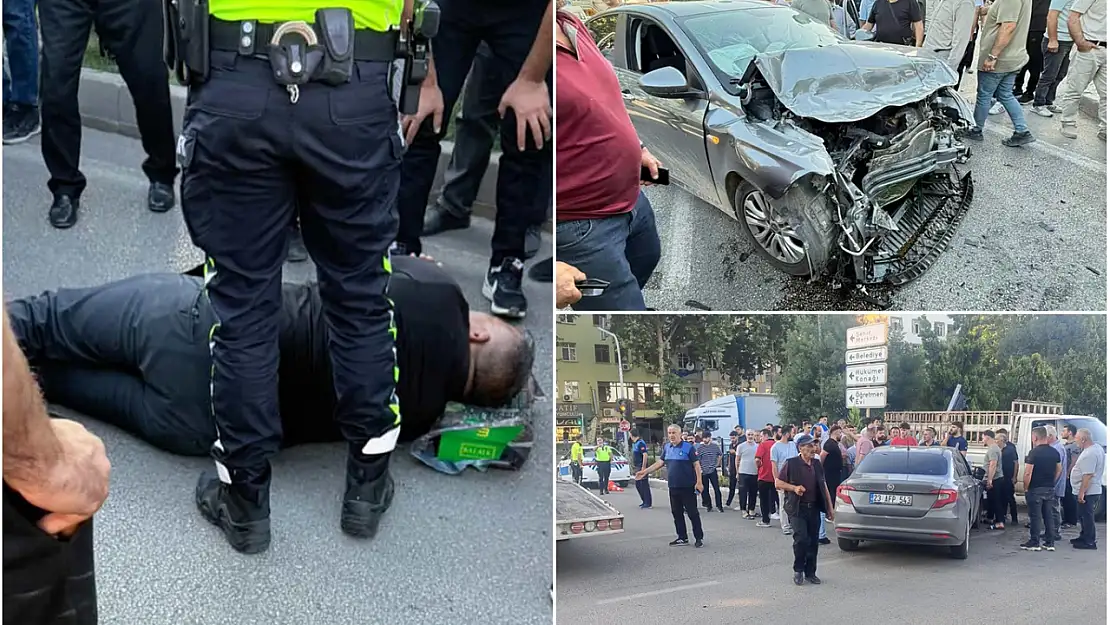 Kırmızı Işıkta Durmadı İnsan Hayatını Tehlikeye Attı!