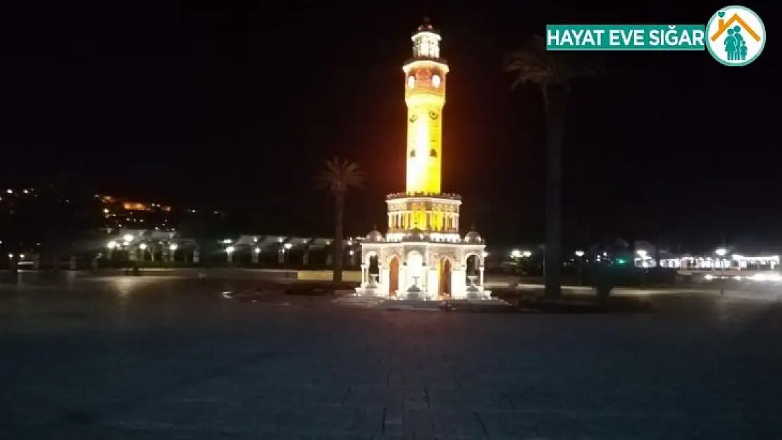 Kısıtlamayla birlikte İzmir'de sessizlik hakim oldu