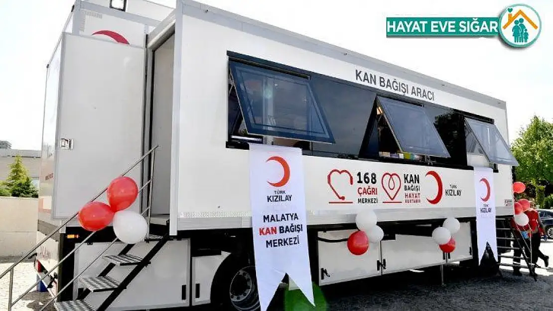 Kızılay'dan Malatya'ya yeni mobil kan bağışı aracı