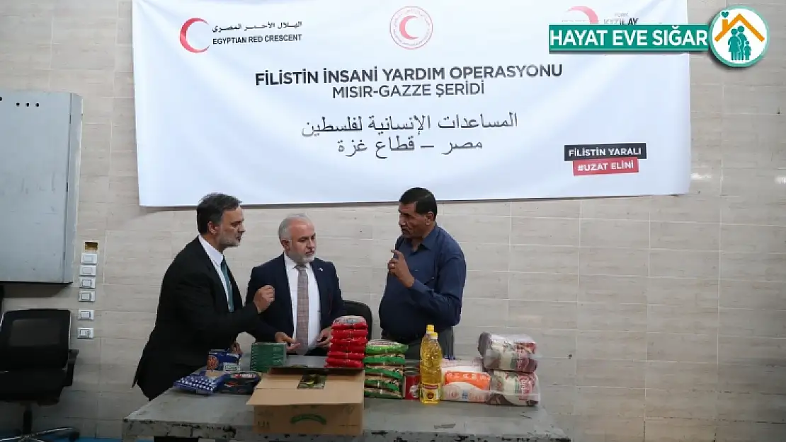 Kızılay'ın Filistin'e Desteği Sürüyor