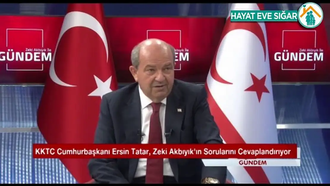 KKTC Cumhurbaşkanı Tatar: 'Cumhurbaşkanı Recep Tayyip Erdoğan kararlılığını bir kez daha ortaya koymuştur'