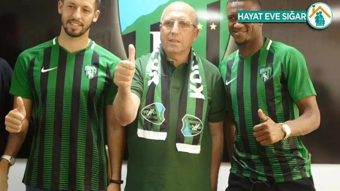 Kocaelispor, Yayıkcı ve Cisse ile sözleşme imzaladı