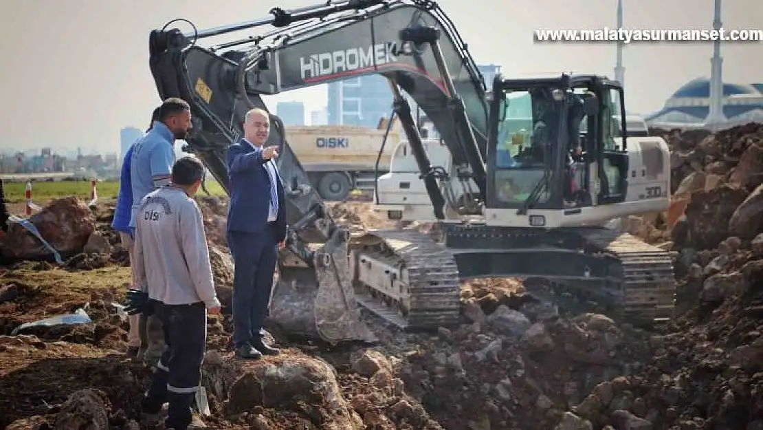 Konteyner kentte içme suyu ve kanalizasyon çalışmalarında sona gelindi