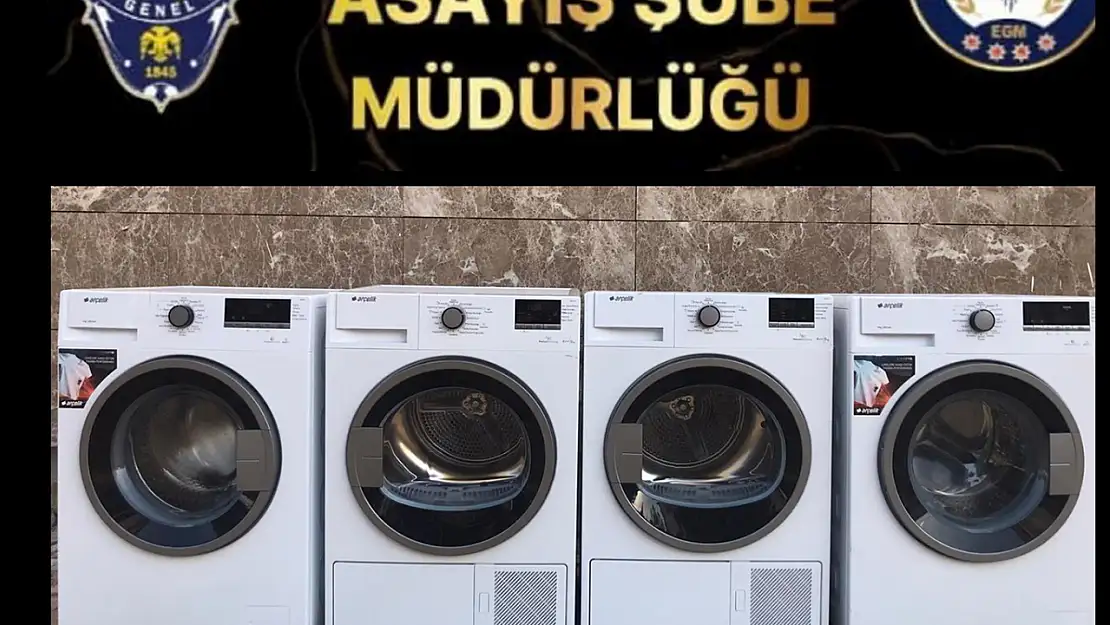 Konteyner kentteki çamaşır makinalarını çalan hırsızlar yakalandı