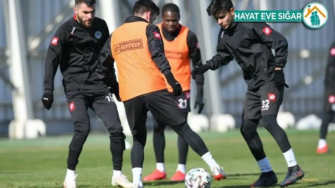 Konyaspor, Antalyaspor maçı hazırlıklarını sürdürdü