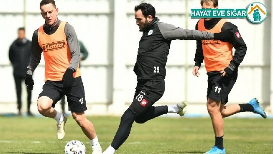 Konyaspor, Kasımpaşa maçı hazırlıklarına devam etti