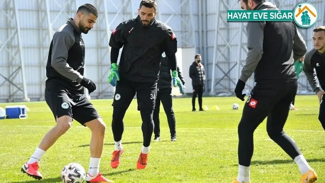 Konyaspor, M. Başakşehir maçı hazırlıklarını tamamladı