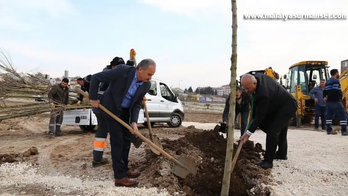 Koru Parkta ağaç dikimine başlandı